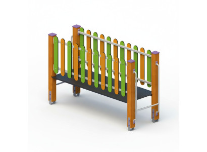 Spielplatz Schwebebalken Balancierbrücke Hängebrücke Kletterbrücke Wackelbalken