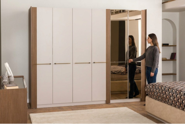 Kleiderschrank Kleiderstauraum Garderobenschrank Schrank Ankleideschrank 260cm