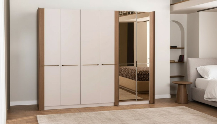 Kleiderschrank Kleiderstauraum Garderobenschrank Schrank Ankleideschrank 260cm