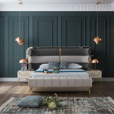 Schlafzimmer Komplettset Designer Schlafzimmermöbel Set Komplettangebot 3tlg.