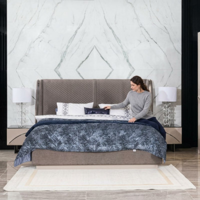 Schlafzimmer Komplettset Designer  Schlafzimmermöbel Set Komplettangebot 3tlg.