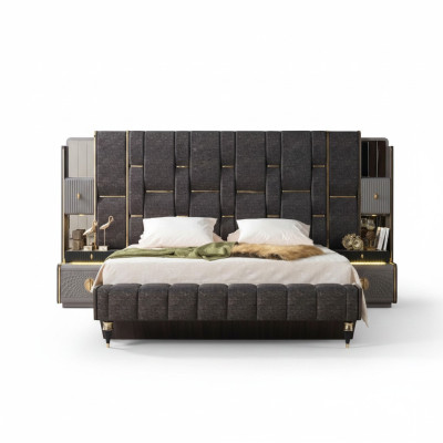 Schlafzimmer Komplettset Designer Schlafzimmermöbel Komplettangebot Set  3tlg.