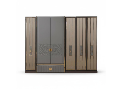 Kleiderschrank Kleiderstauraum Garderobenschrank Ankleideschrank Schrank  280cm