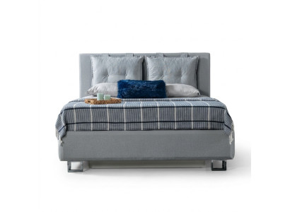 Schlafzimmermöbel  Bett Modern Grau Holzgestell Luxus Design Möbel Hochwertig