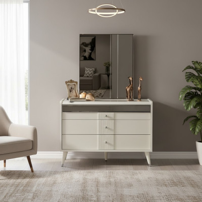Schlafzimmer Weiß Kommode Luxus Holzmöbel Design Moderne Einrichtung Hochwertig