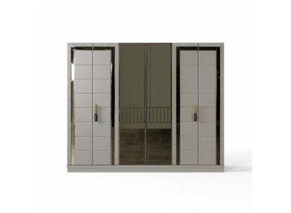 Kleiderschrank Kleiderstauraum  Schrank Garderobenschrank Ankleideschrank 260cm