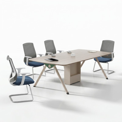 Beiger Arbeitszimmer Tisch Luxuriöse Konferenztische Holz Büro Möbel