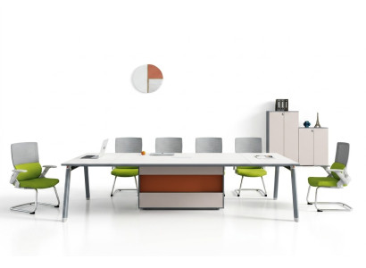 Arbeitszimmer Konferenztisch Designer Holztisch Moderne Edle Bürotische
