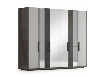 Kleiderschrank Schlafzimmerschrank Garderobenschrank Einbauschrank mit Spiegel