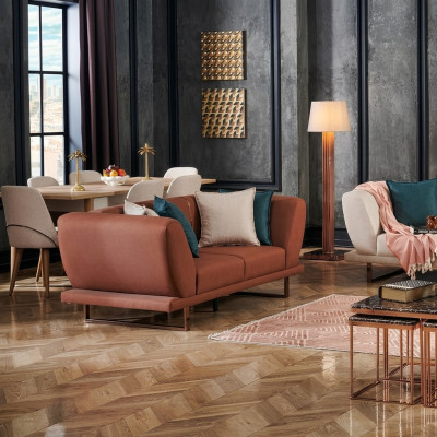 2-Sitzer Sofa Wohnzimmersofa Polstersofa Relaxsofa Couch Sitzmöbel Design-Sofa