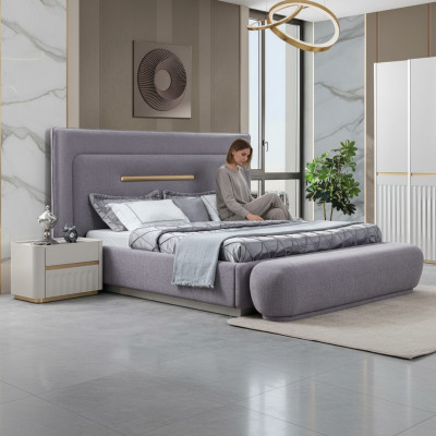 Schlafzimmergarnitur Schlafzimmerkombination Bettenmöbel Schlafzimmer Set 4ltg