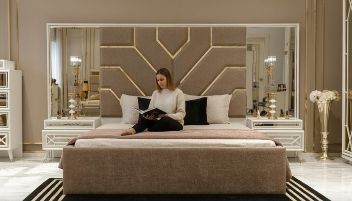 Schlafzimmergarnitur Schlafzimmer Schlafzimmerkombination Bettenmöbel Set 3ltg