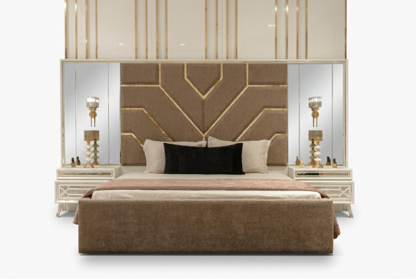 Schlafzimmergarnitur Schlafzimmer Schlafzimmerkombination Bettenmöbel Set 3ltg
