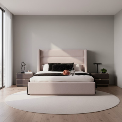 Schlafzimmer Komplett 3tlg. Set Bett Nachttische Schlafzimmergarnitur