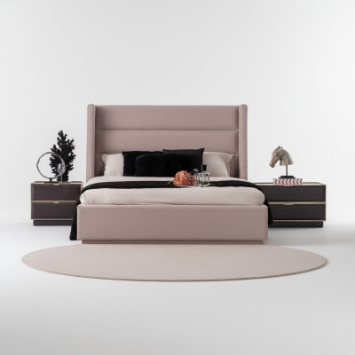 Schlafzimmer Komplett 3tlg. Set Bett Nachttische Schlafzimmergarnitur