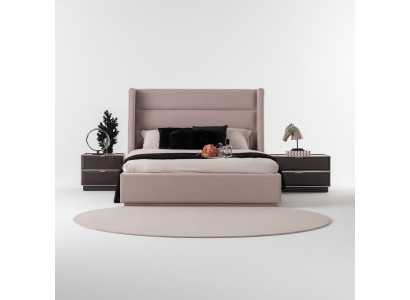 Schlafzimmer Komplett 3tlg. Set Bett Nachttische Schlafzimmergarnitur