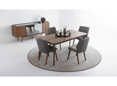 Esszimmer Stuhl Tisch Set Esszimmergruppe Essgruppe Stühle Esstisch