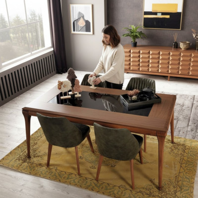 Esszimmergruppe Essgruppe Esstisch 4x Stühle Esszimmer Stuhl Tisch Set
