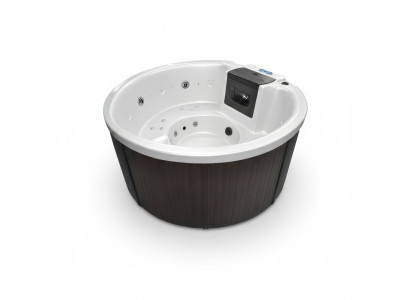 Outdoor-Spa Whirlpool Whirlwanne Außenwhirlpool Hydromassagewanne 180x180 cm