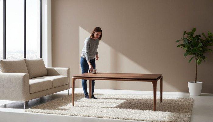 Anziehend Couchtisch Braun Robust Sofatisch Tische Wohnzimmertisch