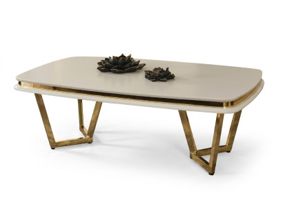 Beige Couchtisch Modern Sofatische Metalltische Robust Wohnzimmertisch
