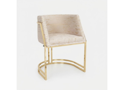 Esszimmerstuhl Beige Gold Edelstahl Einzigartig Stuhl Lehnstuhl Stühle