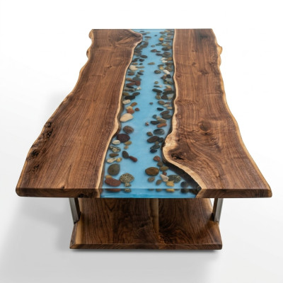 Couchtisch Rechteckig Braun Luxus Design Hochwertig Möbel Wohnzimmer Couchtische