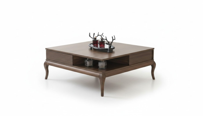 Couchtisch Quadratisch Holztisch Sofatisch Beistelltisch Mit Stauraum