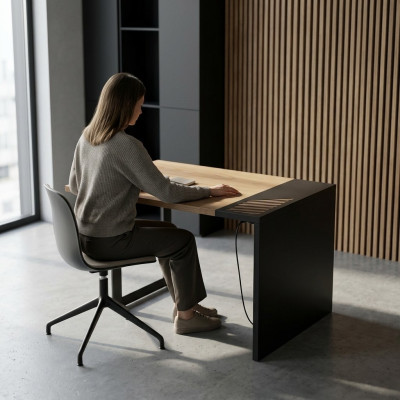 Couchtisch Beistelltisch Bürotisch Holz Arbeitstisch Büromöbel Modern