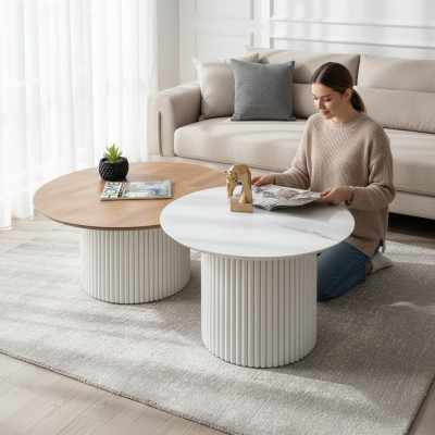 Beistelltisch Couchtisch Wohnzimmertisch Sofatisch Stilvoll Modern