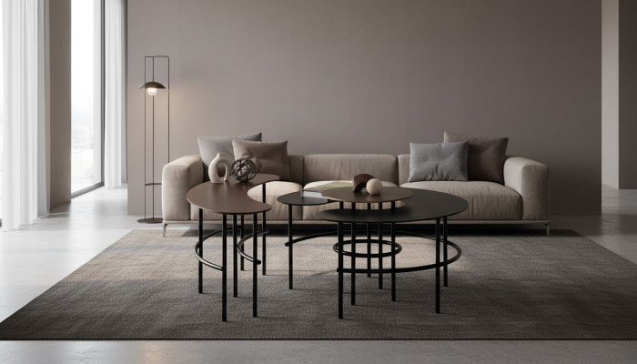 Tischset Couchtisch Satztisch 3tlg Wohnzimmer Sofa Couchtische