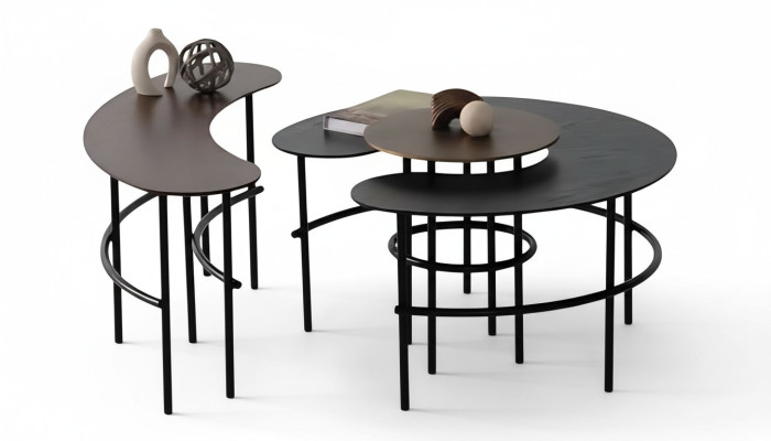 Tischset Couchtisch Satztisch 3tlg Wohnzimmer Sofa Couchtische