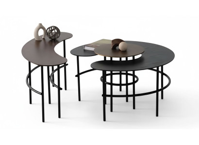 Tischset Couchtisch Satztisch 3tlg Wohnzimmer Sofa Couchtische