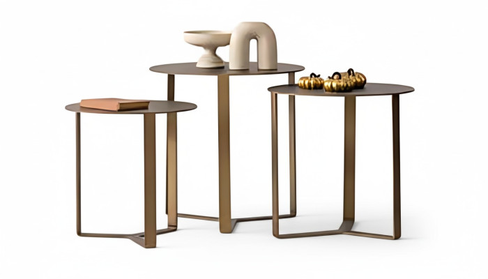 Eleganter Tisch mit zwei Beistelltischen – stilvoll & modern Couchtisch