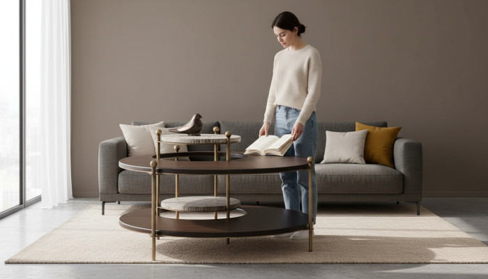 Moderner Couchtisch – stilvoll, kompakt und funktional