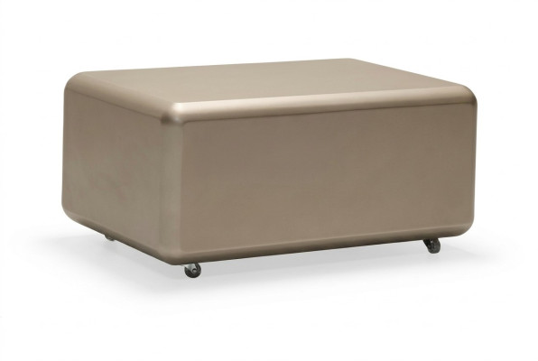 Beiger Holz-Couchtisch im modernen Design
