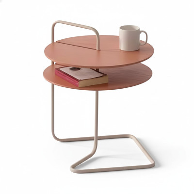 Couchtisch aus edlem Holzfurnier Tisch Bestelltisch Vintage Design