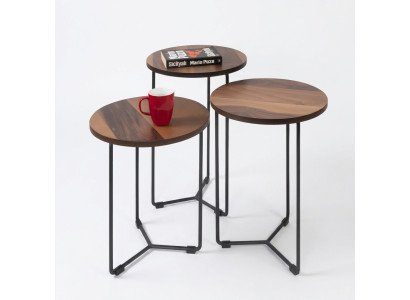 Beistelltisch Couchtisch Sofatisch Wohnzimmertisch Modern 3tlg.