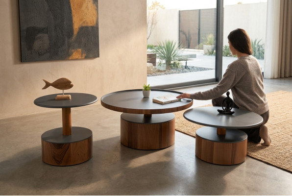 Beistelltisch Couchtisch Wohnzimmertisch Sofatisch Stilvoll Modern 3tlg.
