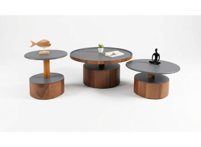 Beistelltisch Couchtisch Wohnzimmertisch Sofatisch Stilvoll Modern 3tlg.