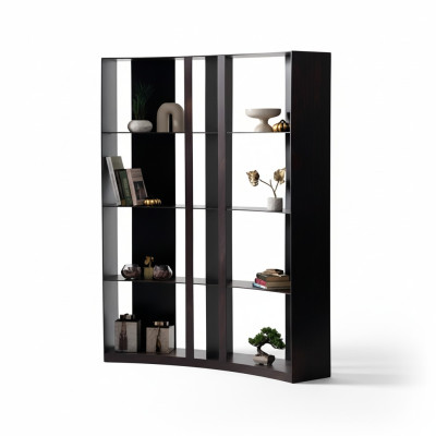 Geschwungenes Regal Trennwand Trennschrank Regal Raumteiler