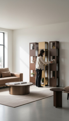 Standregal Raumteiler – Regal als flexible Trennwand im Wohnraum 3tlg