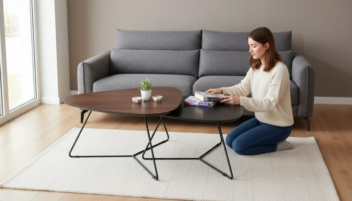 Satztisch Couchtisch Beistelltisch Wohnzimmertisch Stilvoll Modern