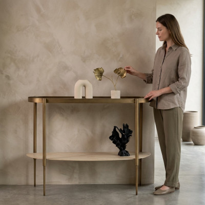 Konsolentisch Metall – Moderner Tisch für Wohnzimmer & Flur