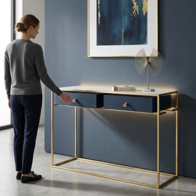 Stilvoller Konsolentisch – perfekt für Diele oder Wohnbereich.