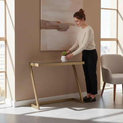 Minimalistischer Konsolentisch, elegant und platzsparend zugleich