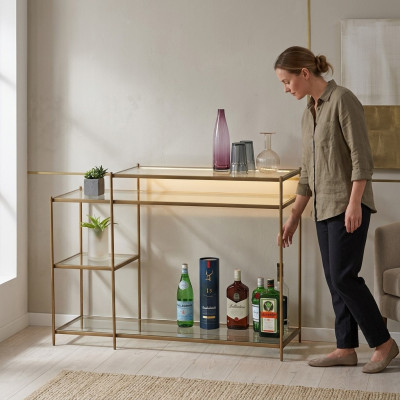Stylischer Konsolentisch perfekt für Flur oder Wohnzimmer 120x30x80