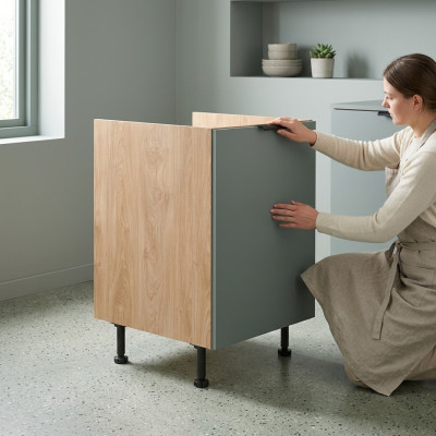 Basis Küchenschrank Küchenunterbau-Schrank Schrankmodul Frontschrank