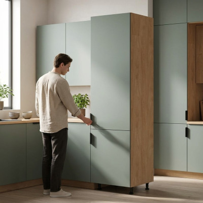 Einbauschrank Einbauschrank für Kühlgerät Integrierter Kühlschrankschrank