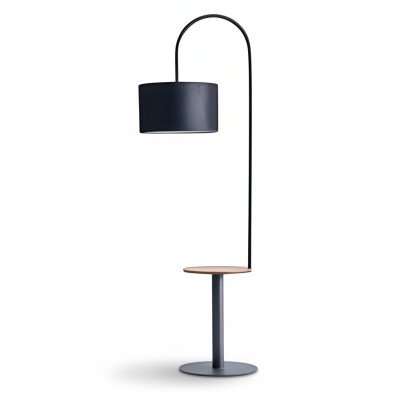 Beistelltisch mit Beleuchtung Sofa Lampe Wohnzimmer Stehleuchte
